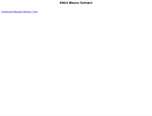 Tablet Screenshot of missions.swau.edu