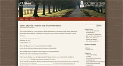 Desktop Screenshot of jts.faculty.swau.edu