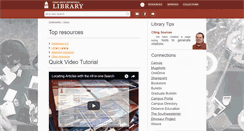 Desktop Screenshot of library.swau.edu